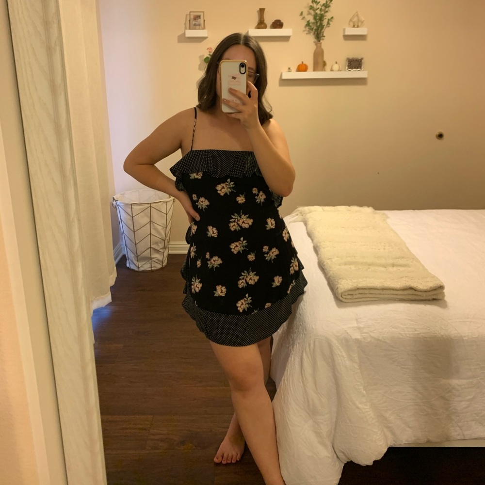 Lulus Ruffle Dress - Picture 3 of 5